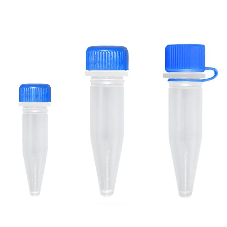 0.5ml 1.5ml Cryotubes Tubu Krijovjali tal-Ffriżar tal-Plastik Bil-gasket