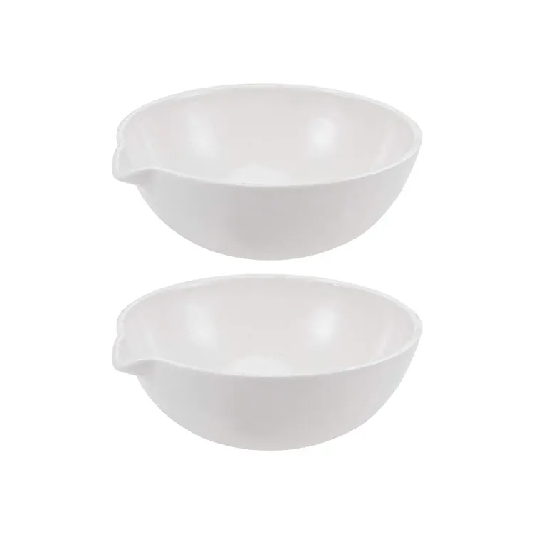 60ml 100ml 125ml 200ml Dixx tal-Evaporazzjoni tal-Porċellana Użat fil-Laboratorju tal-Kimika