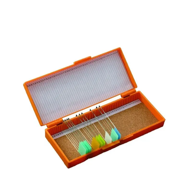 Kartun Plastic Slide Trey Mailers Mikroskopju Ħġieġ Slide Ħażna Kaxxa