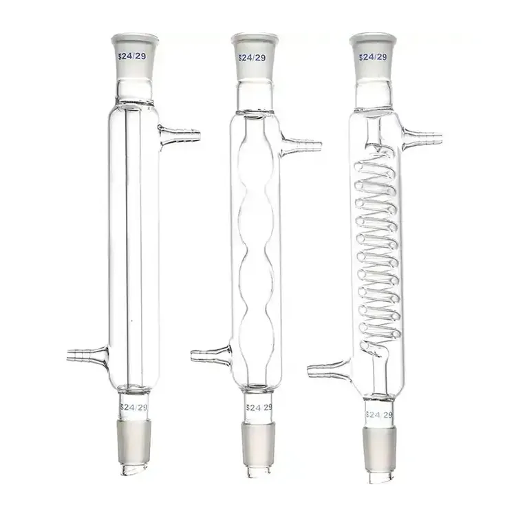 Tubi tad-Distillazzjoni tat-Tubi tal-Kondensatur Serpentina tal-Kondensatur Kimiku tal-Ħġieġ