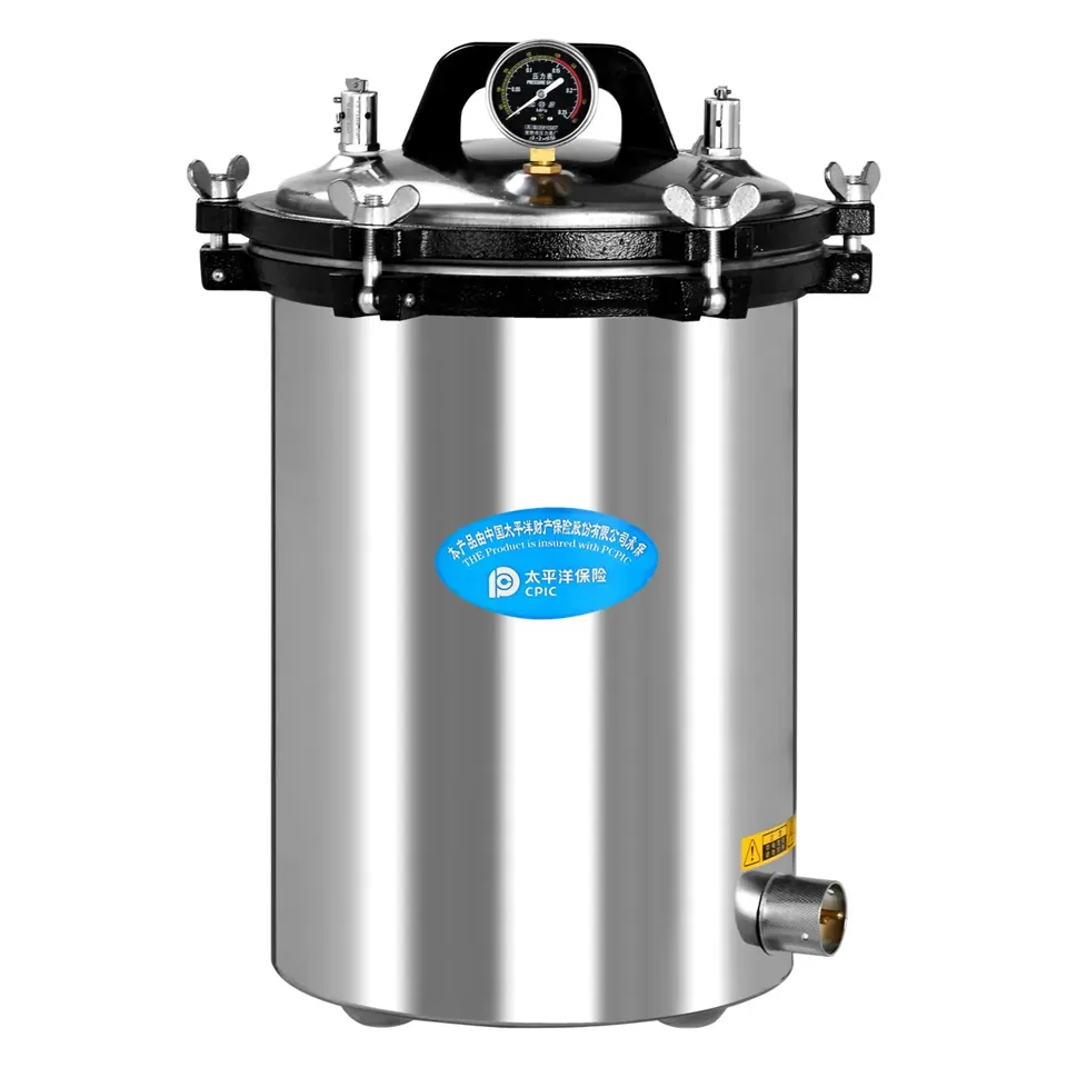 Stainless Steel 18L 24L Steam Autoclave Sterilizer